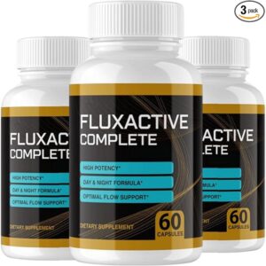 (Pack 3) Fluxactive Complete Package Fluxactive Complete for ProstateHealth Fluxactive Pills Flux Active Complete (180 Capsules)