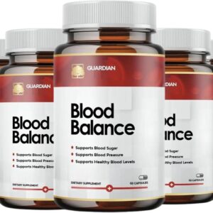 (Pack 5) Guardian BloodBalance Capsules, Advanced Supplement, All Natural Formula to Maintain Healthy Levels, BloodBalance Reviews (300 Capsules)